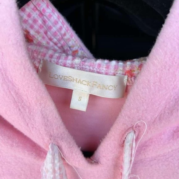 Love Shack Fancy Mercury Cropped Hoodie S - Picture 4 of 4